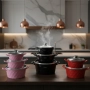 Висококачествен комплект касероли Cheffinger – елегантност, здравина и удобство в кухнята, снимка 1