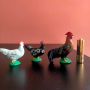 Колекционерска фигурка Schleich Rooster Chicken 1983 13014, 13011, 13018, снимка 17