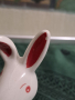 Ретро  порцеланово Великденско зайче, снимка 8