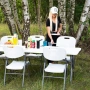 Комплект 4 броя сгъваеми кетъринг столове за градина и събития - удобни и издръжливи, снимка 3