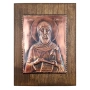 МЕДНА ИКОНА СВЕТИ АНТОНИЙ, снимка 1