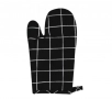 Ръкавица за фурна, памук/лен, 16x27 см, черно/бяло, снимка 5