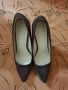 тъмно кафяви обувки на ток, снимка 1 - Дамски обувки на ток - 45295958