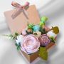 Сапунени рози,цветя и други изделия, снимка 1 - Подаръци за жени - 44623636