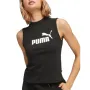 Дамски спортен потник PUMA Essentials High Neck Tank Top Black, снимка 1