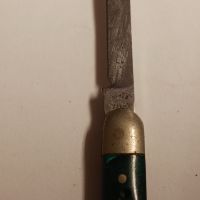 Старо джобно ножче ПЕТКО ДЕНЕВ . Нож , ножка, снимка 7 - Антикварни и старинни предмети - 45234338
