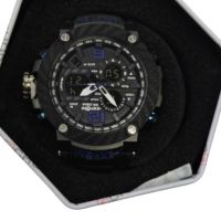 Водоустойчив спортен дигитален часовник EXPONI "Двоен екран,подсветка,аларма, хронометър и др. , ", снимка 4 - Мъжки - 45872031