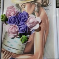 картина с рози Фоам , снимка 12 - Картини - 45707462