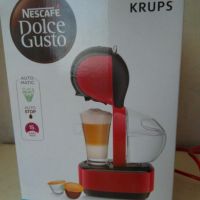 Нова кафемашина с капсули Nescafe Dolce Gusto Krups Lumio червена, снимка 4 - Кафемашини - 45388857