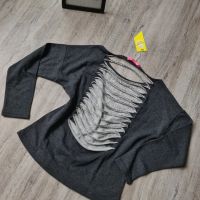 НОВА жестока дамска блуза с рязан гръб на намаление , снимка 5 - Блузи с дълъг ръкав и пуловери - 45860701