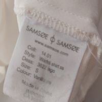 Samsoe&Samsoe. 100% Silk Бяла копринена, снимка 4 - Ризи - 45396828