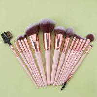 Четки за Грим 15 броя в Комплект Nude Makeup , снимка 4 - Декоративна козметика - 46114326