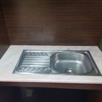 кухненски шкаш с плот и мивка и надстройка , снимка 5 - Мивки - 45496549