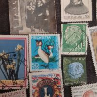 Лепени пощенски марки от Италия, Германия, Япония, Швейцария. , снимка 2 - Филателия - 45202996