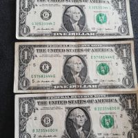 банкноти от 1 долар от 1963-2021 г., снимка 3 - Нумизматика и бонистика - 43302729