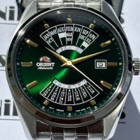 ORIENT MULTI -YEAR CALENDAR-GREEN , снимка 1 - Мъжки - 46162596