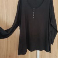 Макси памучна блуза Ulla Popken , снимка 3 - Блузи с дълъг ръкав и пуловери - 45375129