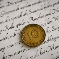 Монета - Германия - 10 пфенига | 1950г.; серия D, снимка 1 - Нумизматика и бонистика - 45684977