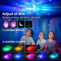 Лазерен звезден проектор астронавт парти диско лампа нощна LED, снимка 2 - Детски нощни лампи - 45418851
