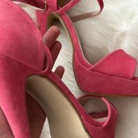 🎀 BARBIE HEELS/ hot pink AJVANI токчета на платформа, снимка 2 - Дамски обувки на ток - 45569064