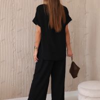 Дамски комплект с колие блуза + панталон, 3цвята , снимка 12 - Комплекти - 45556908