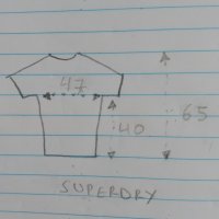 Памучна тениска SuperDry (S) като нова, снимка 5 - Спортни дрехи, екипи - 45469052
