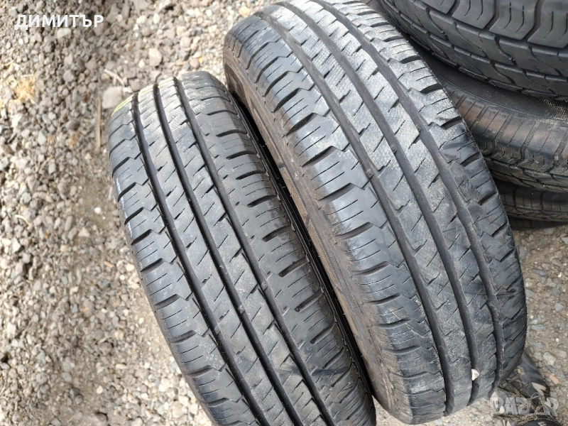 2бр.летни гуми HANKOOK 195 80 14C DOT17 цена за брой, снимка 1