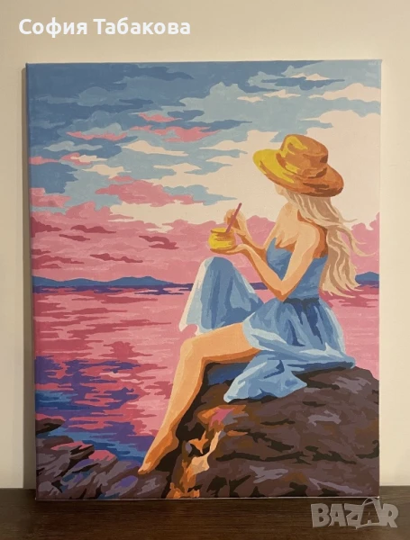Нарисувана картина по номера, снимка 1