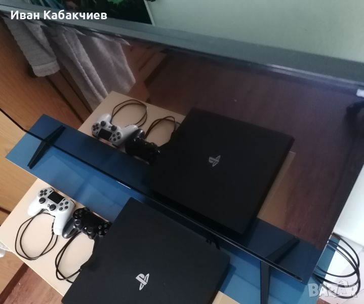 Playstation 4 pro 1 tb и телевизор към него, снимка 1