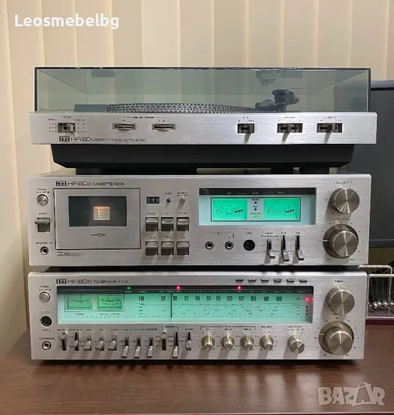 Винтидж аудио сет ITT HIFI 8033, HIFI 8021, HIFI 8012 модел 1978-1980 г., снимка 1