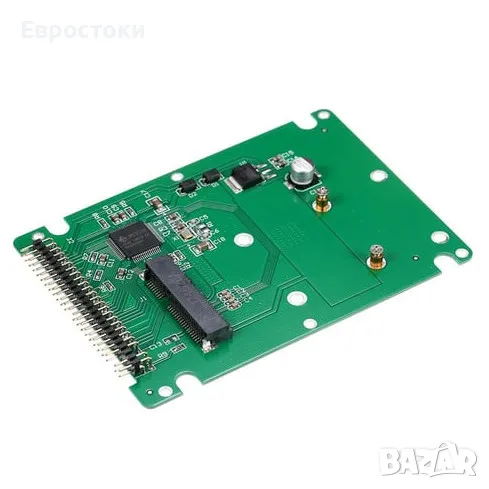 Адаптер mSATA SSD към IDE hdd твърд диск 2.5", затворен, цвят: бяло, снимка 1