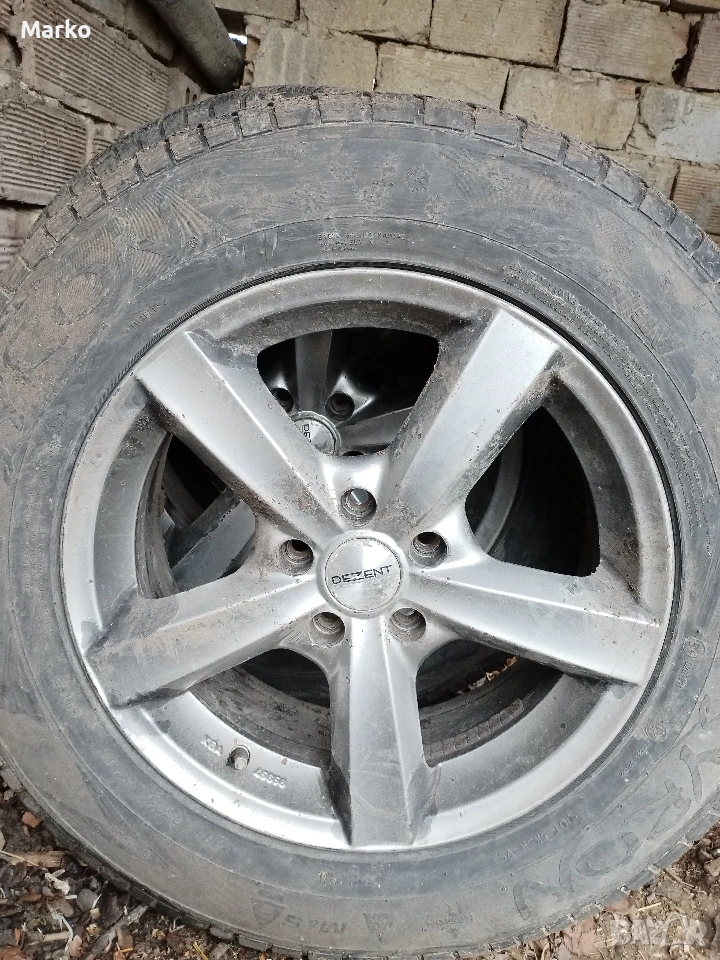 четири ляти джанти с гумите 17, снимка 1