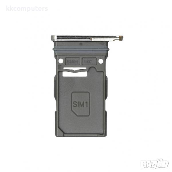 SIM / MicroSD държач /Бял/ за Samsung S918F / S23 Ultra Баркод : 115940, снимка 1