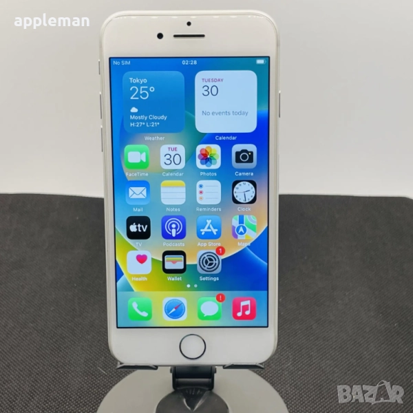 Apple iPhone 8 64Gb SILVER Фабрично отключен, снимка 1