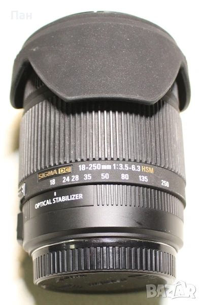 Обектив Sigma AF 18-250 OS, HSM за Canon, снимка 1