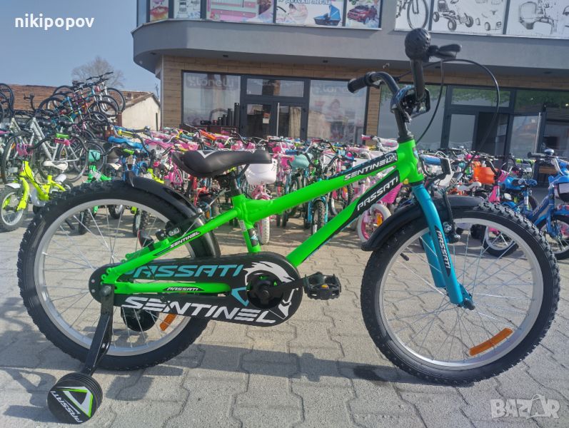 PASSATI Алуминиев велосипед 20" SENTINEL зелен, снимка 1