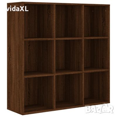 vidaXL Библиотека, кафяв дъб, 98x29x97,5 см(SKU:815452, снимка 1