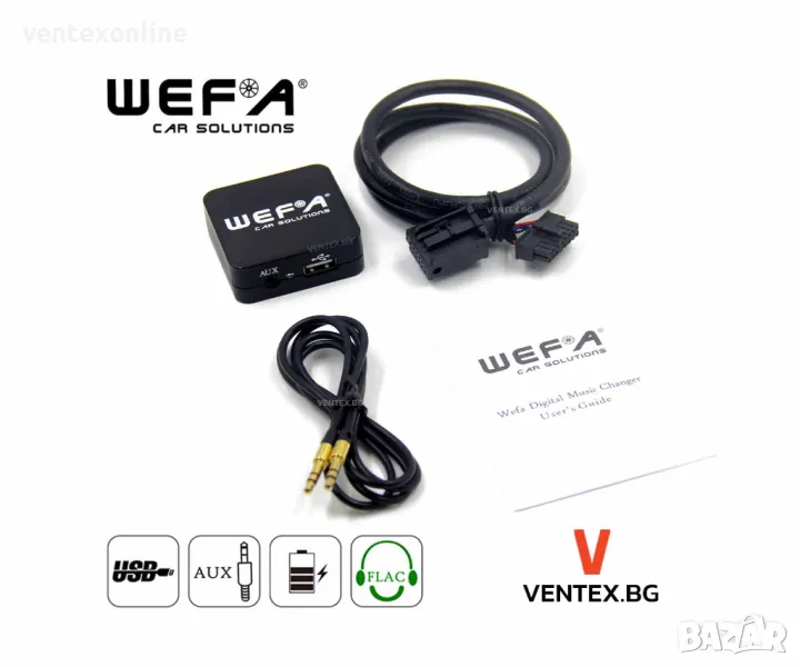 WEFA чейнджър за Peugeot 207, 307, 308, 407, 607 с USB и AUX | Hi-Fi, снимка 1