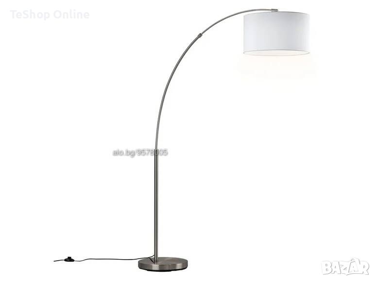 Лампа тип дъга LED подова лампа LIVARNO LUX забележки по абажура, снимка 1