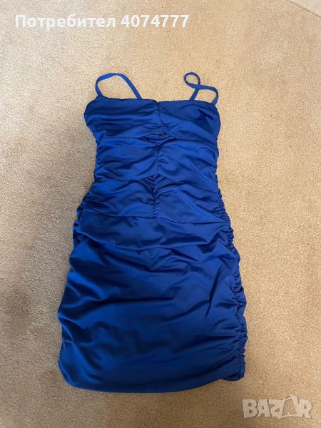 Синя/бяла рокля от SHEIN, снимка 1