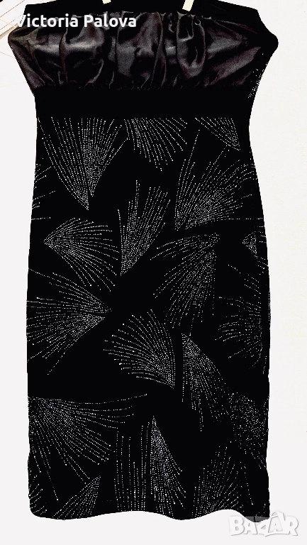  Рокля ENVY  за Нова година - кадифе с кристали, снимка 1