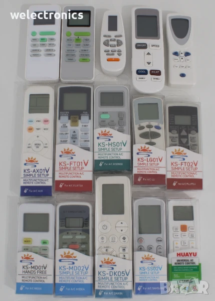 Дистанционни за климатици, различни марки и модели, снимка 1