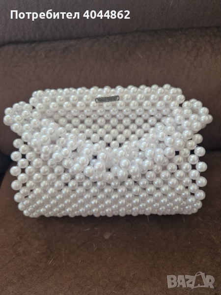 Дамска чанта от перлени мъниста, снимка 1