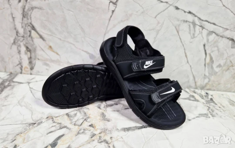 Мъжки черни сандали PUMA NIKE, снимка 1