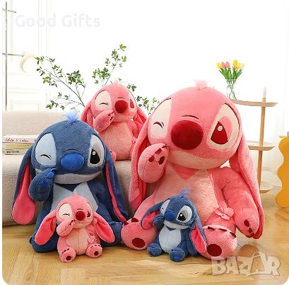 Плюшена играчка Stitch, Голяма плюшена играчка Стич, Лило Стич плюшени, 55см, снимка 1