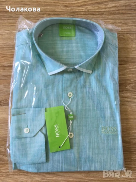 Hugo Boss памучни ризи с дълъг ръкав, размер М и XL, снимка 1