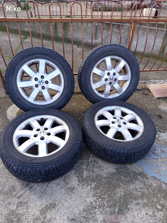Джанти 17 HONDA CRV + гуми 225/65R17, снимка 1