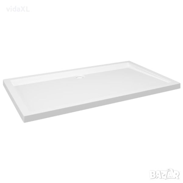 vidaXL Правоъгълно ABS душ корито, бяло, 70x120 см（SKU:148905, снимка 1