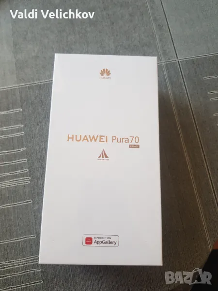 СПЕШНО!!Чистим нов Huawei pura 70 256GB 12 RAM Неотварян , снимка 1