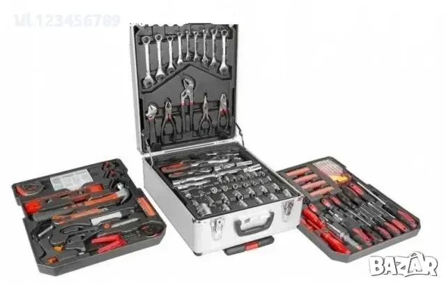 Куфар с инструменти 186 части, снимка 1